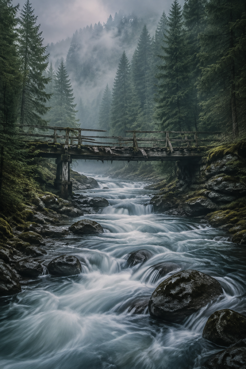 River Bridge fine-art landscape